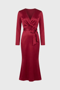 Road Elagante Satin Midi Jerk