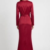Road Elagante Satin Midi Jerk