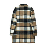 Geruite Mantel | Oversized | Trendy Winterstijl