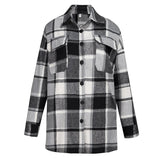 Geruite Mantel | Oversized | Trendy Winterstijl