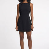 Zwarte Strapless Mini Jurk