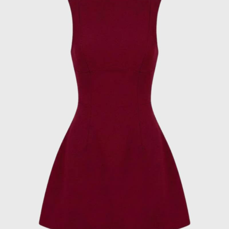 Zwarte Strapless Mini Jurk