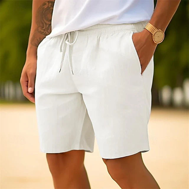 Liam™ Heren Zomerse Linnen Short