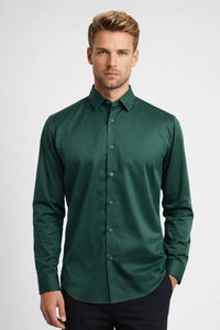 Modern Overhemd Slim Fit Stijlvol Casual Design