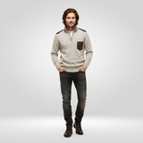 Heren Gebreide Trui – Zachte Winter Pullover met Comfortabele Pasvorm