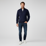 Heren Half-Zip Trui – Stijlvolle Henry Kraag en Casual Comfort
