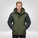 Outdoor Herenjas – Winddicht, Waterdicht & Warm Gevoerd