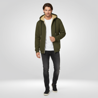 Heren Wintervest met Capuchon en Fleecevoering