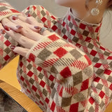Capri | Trendy Coltrui met Geometrisch Motief