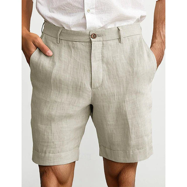 Tuur-Jan™ Heren Linnen Chino Short