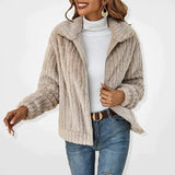 Korte Teddyjas met Ritssluiting | Zacht en Warm | Casual Stijl