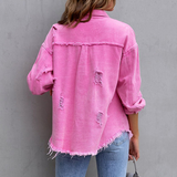 Isaura™ Dames Oversized Spijkerjack