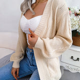 Losse Gebreide Cardigan | Effen Design | Casual Comfort