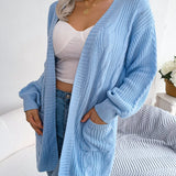 Losse Gebreide Cardigan | Effen Design | Casual Comfort