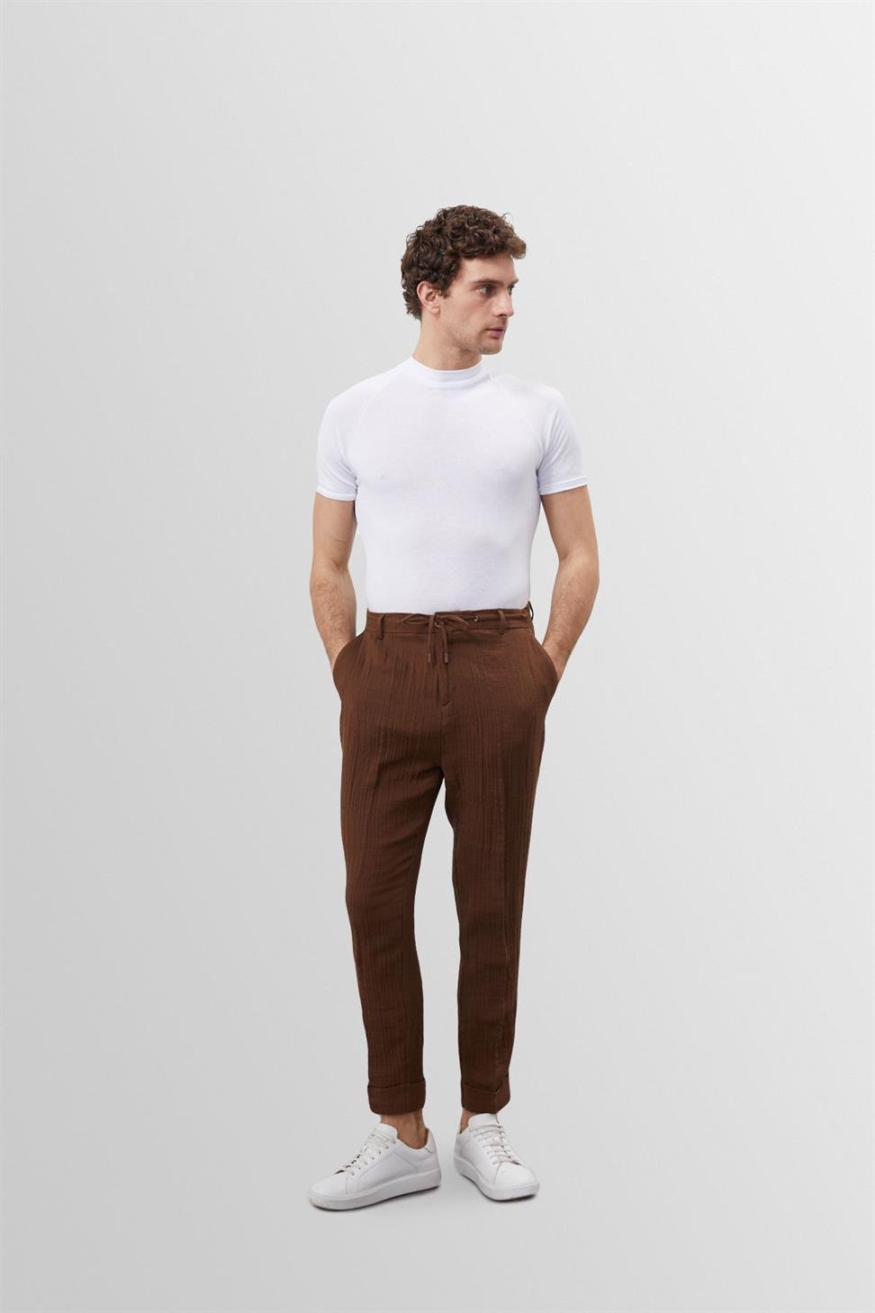 Joachim | Klassiek Slim-Fit Witte T-Shirt voor Heren