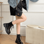 Eline | Elegante Plateauboots van Leer – Stijlvolle Schoenen met Comfort
