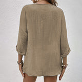 Selma™ Dames T-shirt met V-hals
