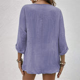Selma™ Dames T-shirt met V-hals