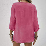 Selma™ Dames T-shirt met V-hals