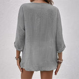 Selma™ Dames T-shirt met V-hals