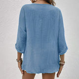 Selma™ Dames T-shirt met V-hals