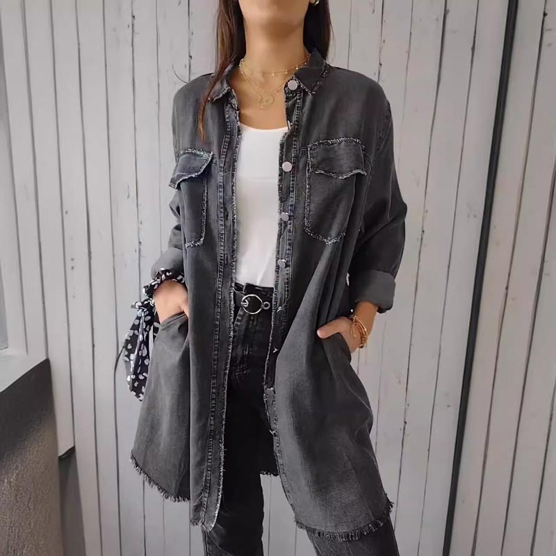 Liv™ Oversized Denim Hemdjack
