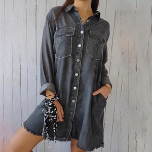 Liv™ Oversized Denim Hemdjack