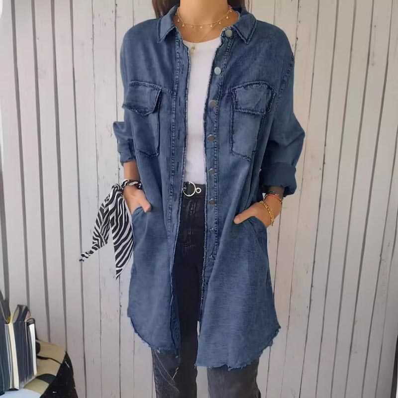 Liv™ Oversized Denim Hemdjack