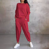 Brenda™ Dames Lounge Set met Comfortabele Trui en Joggingbroek