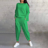 Brenda™ Dames Lounge Set met Comfortabele Trui en Joggingbroek