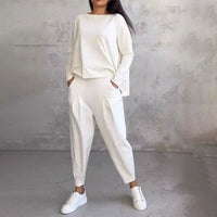 Brenda™ Dames Lounge Set met Comfortabele Trui en Joggingbroek