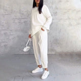 Brenda™ Dames Lounge Set met Comfortabele Trui en Joggingbroek