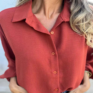 Zijdezachte™ Blouse | Veelzijdige Stijl | Elegante Knoopsluiting