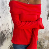 Bente™ Elegante Off-Shoulder Top voor Dames