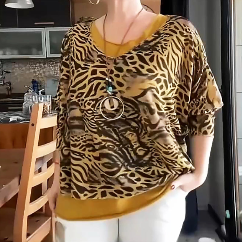 Zoë™ Dames Blouse met Dierenprint