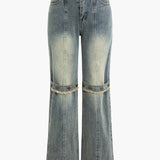 Louisa | Retro Denim met Hoge Taille