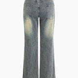 Louisa | Retro Denim met Hoge Taille