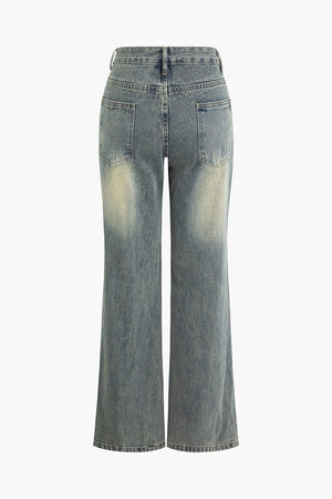 Louisa | Retro Denim met Hoge Taille
