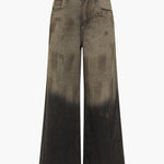 Emmi | Trendy Wide Leg Ombre-Jeans
