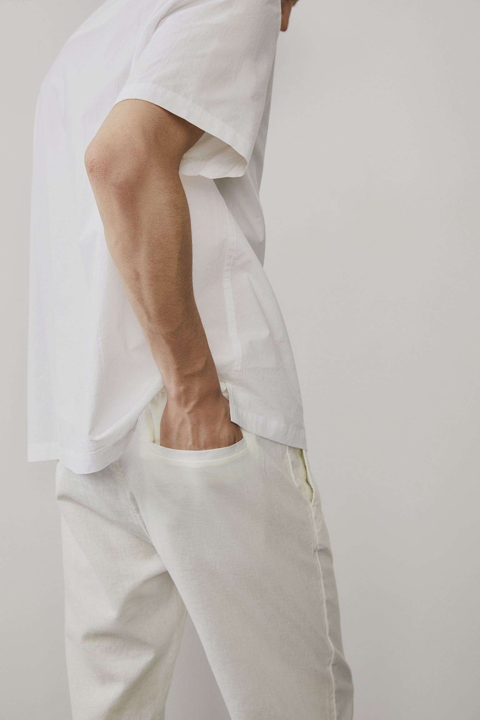 Heren-Casualbroek met Koord – Minimalistische Look in Meerdere Kleuren
