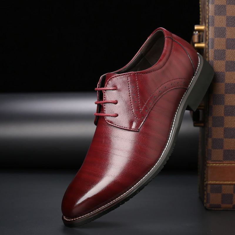 Gideon™ Elegante Heren Leren Derby Schoenen
