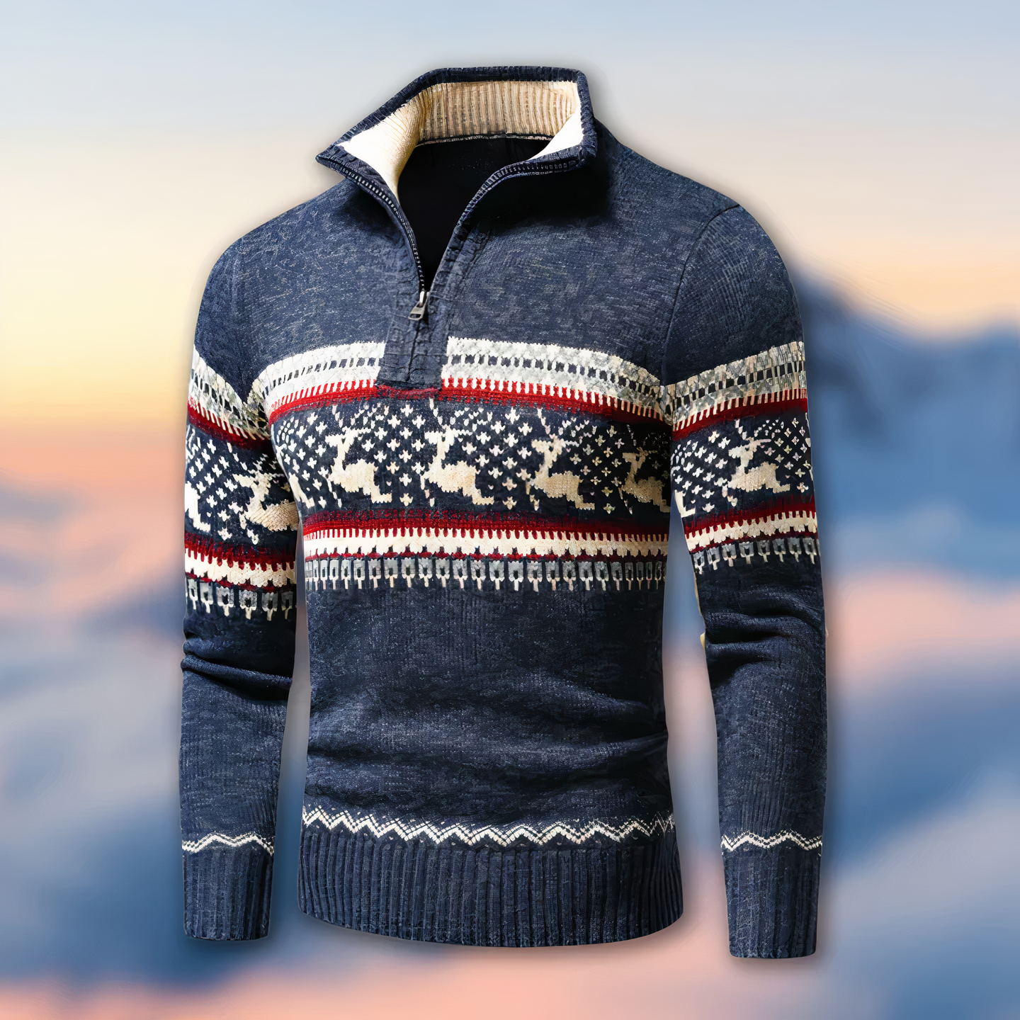 Gebreide Kerstsweater - perfect voor de winterdagen - heerlijk warm