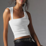 Sybille | Stijlvol Een-Schouder-Crop-Top voor Elke Gelegenheid