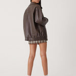 Sophia | Oversized PU-Leren Jas Dames – Modieuze Look, Hoogwaardig Kunstleer