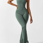 Sienna | Rugloze Flare-Jumpsuit