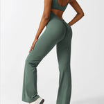 Sienna | Rugloze Flare-Jumpsuit