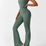 Sienna | Rugloze Flare-Jumpsuit