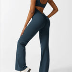 Sienna | Rugloze Flare-Jumpsuit