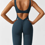 Sienna | Rugloze Flare-Jumpsuit