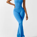 Sienna | Rugloze Flare-Jumpsuit